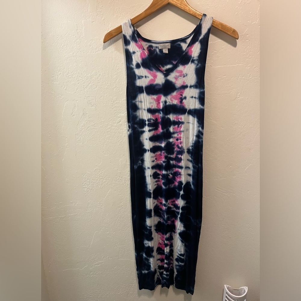 Belle Sky Tie-Dye Midi Dress